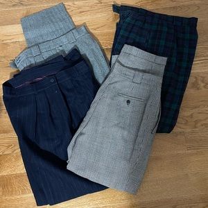 Giorgio Saint Angelo Bundle Four Vintage Wool Pants